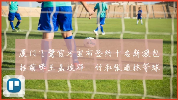 厦门飞鹭官方宣布签约十名新援包括前锋王嘉竣邓棽竹和张道林等球员